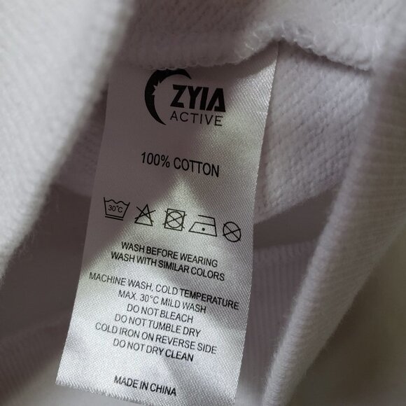 Zyia Active Sweatshirt XS White - Picture 10 of 11